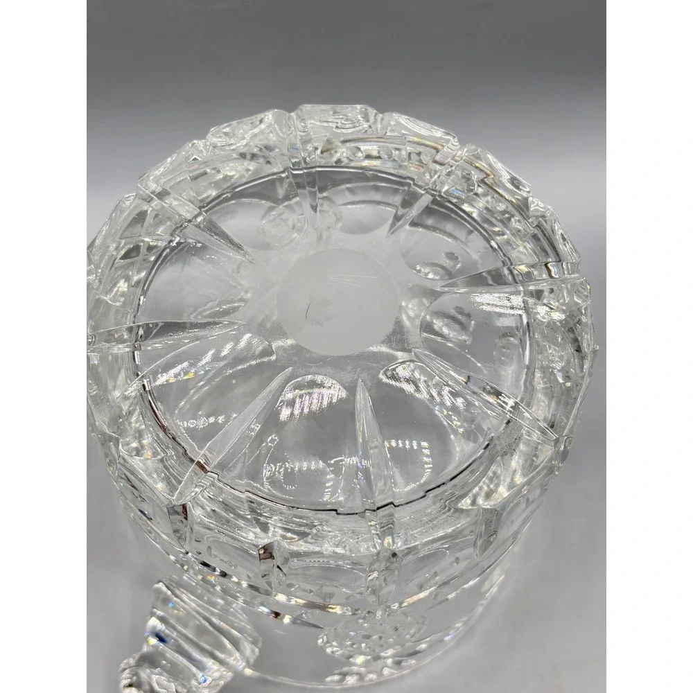 Crystal Golf Hospitality Pineapple Ice Bucket with‎ Handles Lead Glass